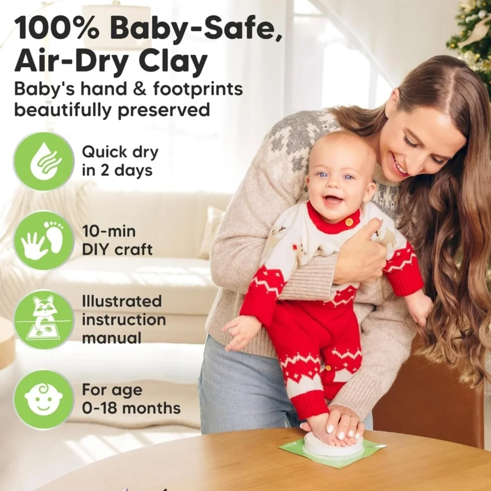 Gold‎ Hand and Footprint Ornaments KIT